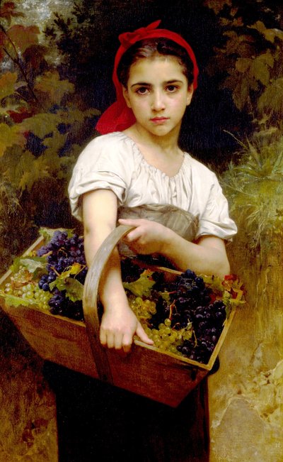 Die Traubenpflückerin von William Adolphe Bouguereau